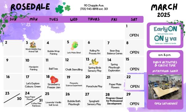 Rosedale March 2025 Preview Image